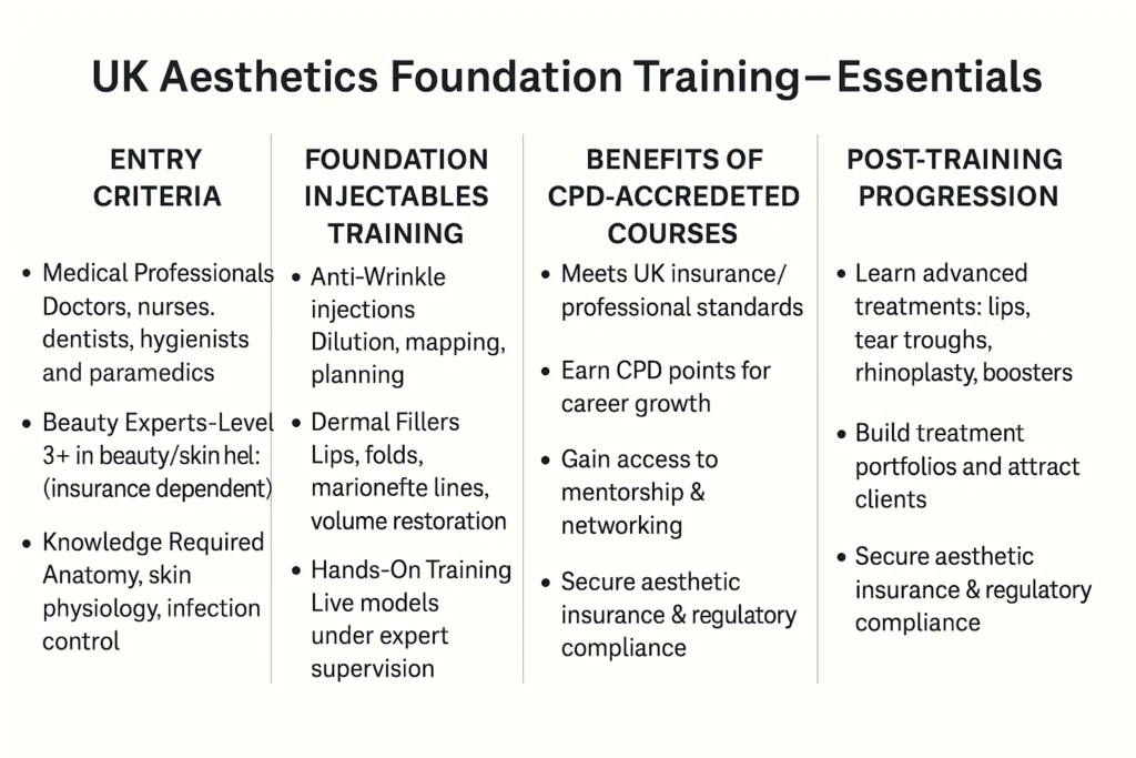 What Does Beginner Aesthetic Training in the UK Involve